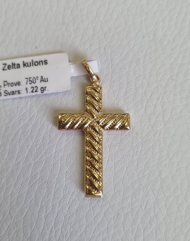 Gold cross