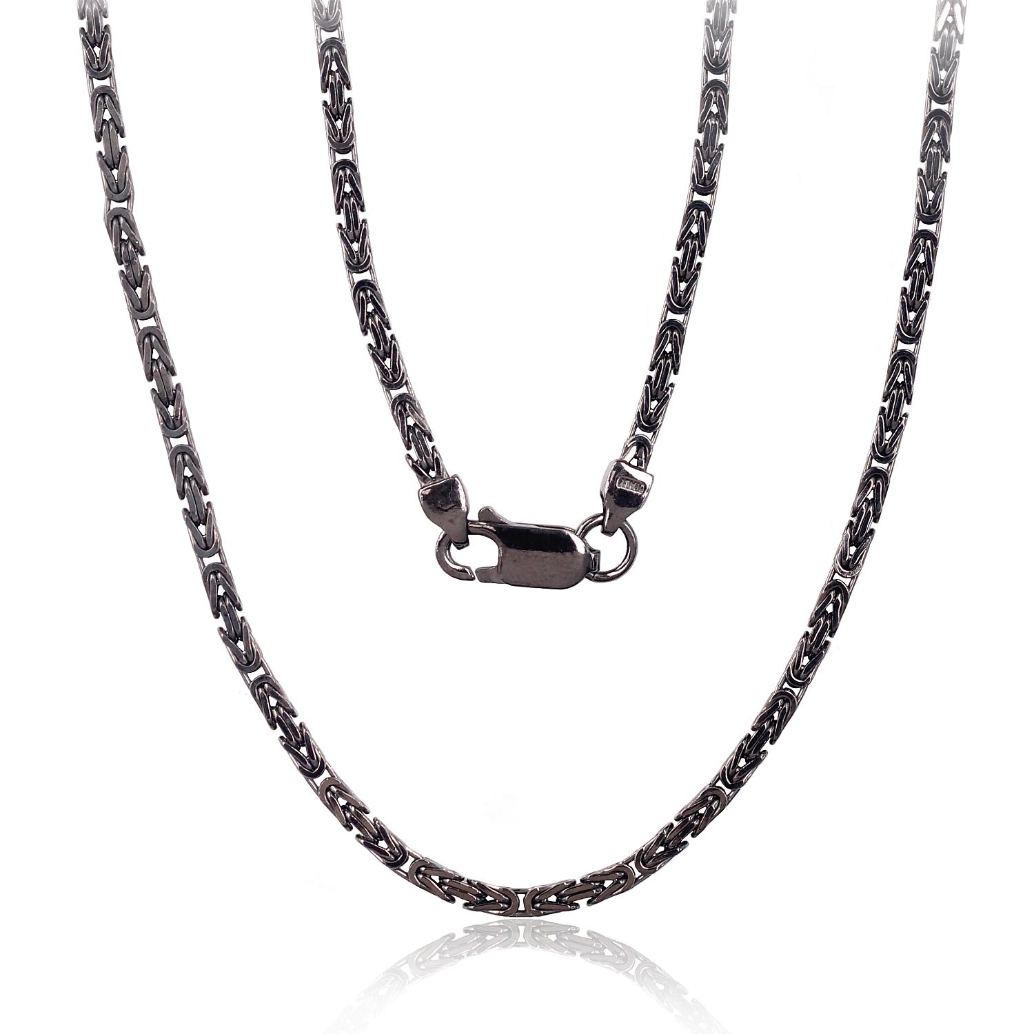 Sudraba ķēdīte Bizantija 2.1 mm Sudraba ķēdīte Bizantija 2.1 mm