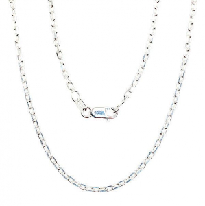 Sudraba ķēdīte Enkurs 2.1 mm, dimantu apstrādājums