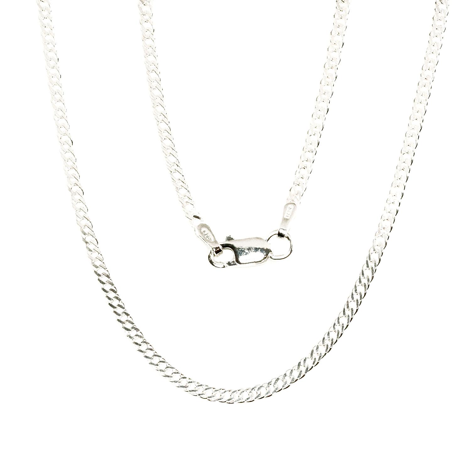 Sudraba ķēdīte Rombs 2 mm, dimantu apstrādājums Sudraba ķēdīte Rombs 2 mm, dimantu apstrādājums
