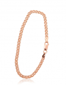Sudraba ķēdīte Mona Liza 3.1 mm, dimantu apstrādājums