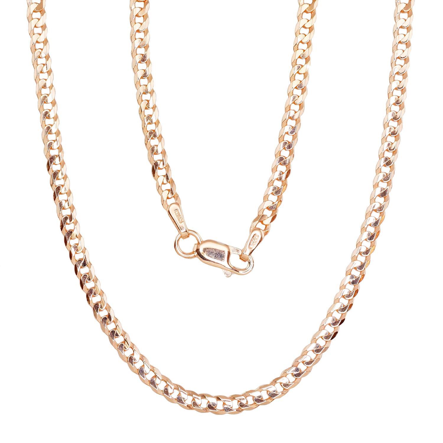 Sudraba ķēdīte Kartjē 2.5 mm, dimantu apstrādājums Sudraba ķēdīte Kartjē 2.5 mm, dimantu apstrādājums