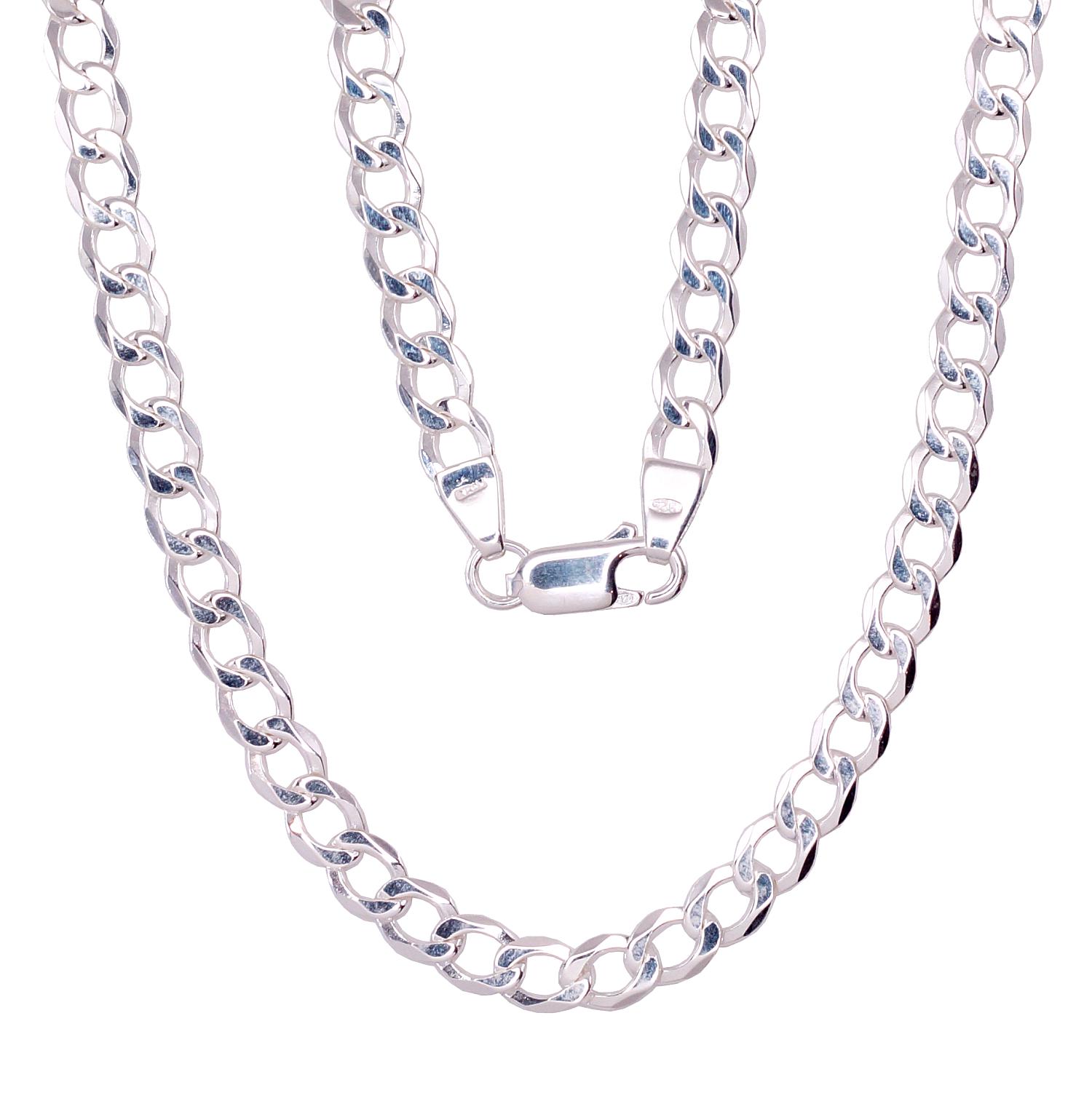 Sudraba ķēdīte Kartjē 4.5 mm Sudraba ķēdīte Kartjē 4.5 mm