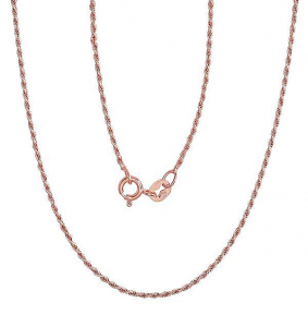 Sudraba ķēdīte Tauvas (Rope) 1,1 mm