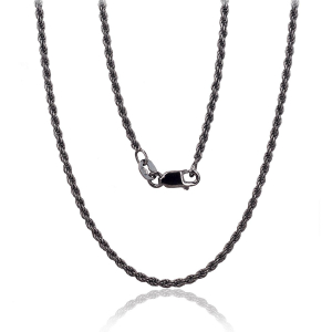 Sudraba ķēdīte Tauvas (Rope) 2 mm