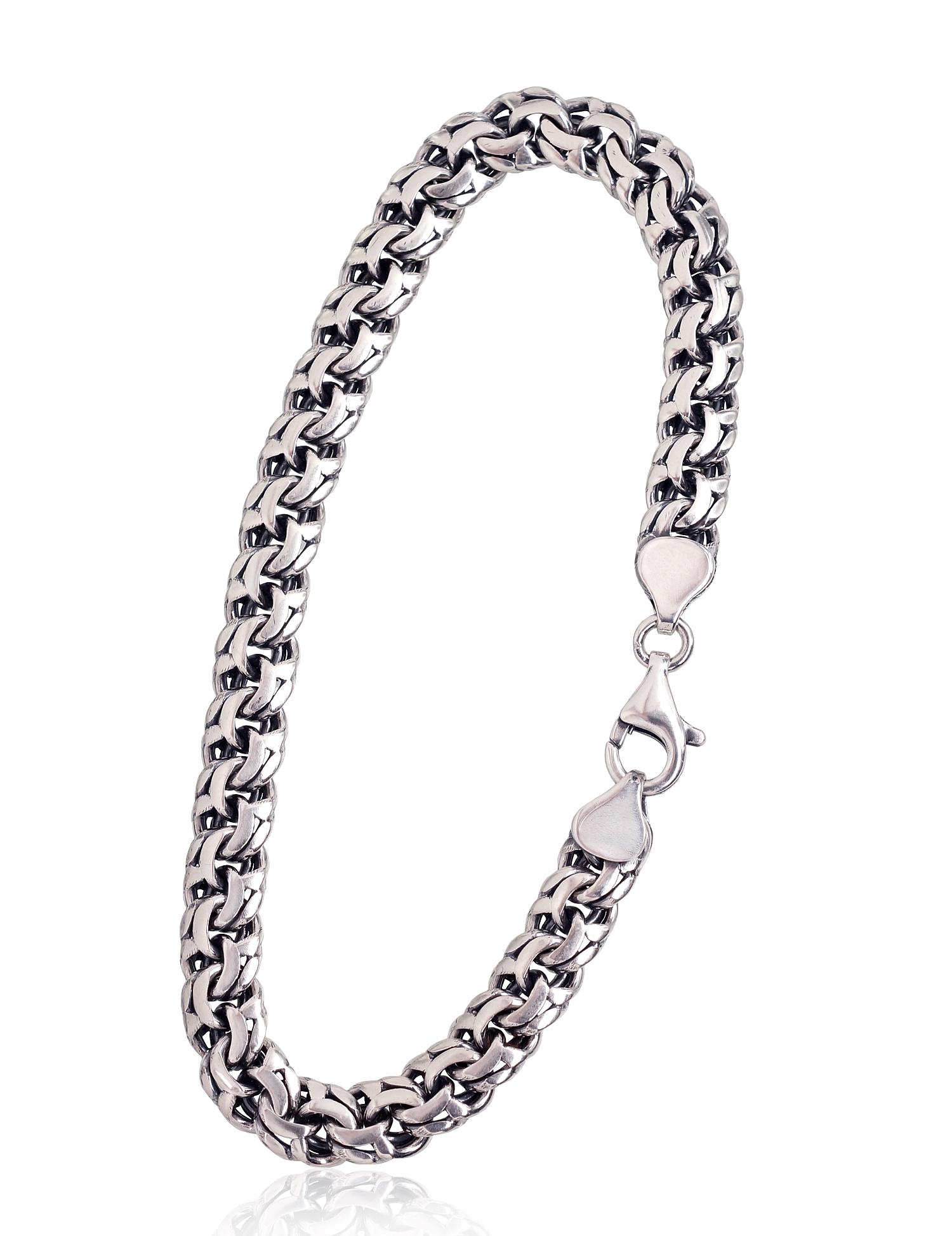 Silver chain Bismark 8 mm
