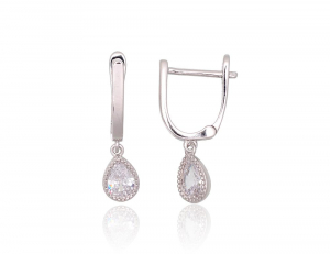 'Inglise' sulguriga hõbekõrverõngad