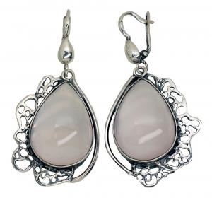 Silver earrings