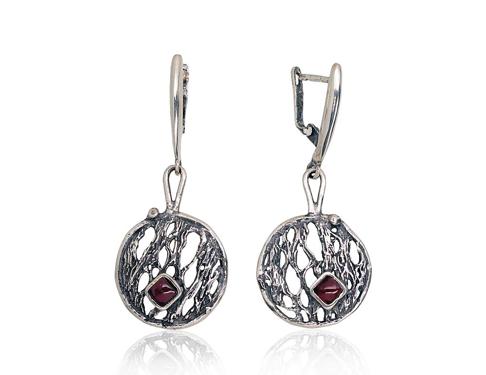Silver earrings