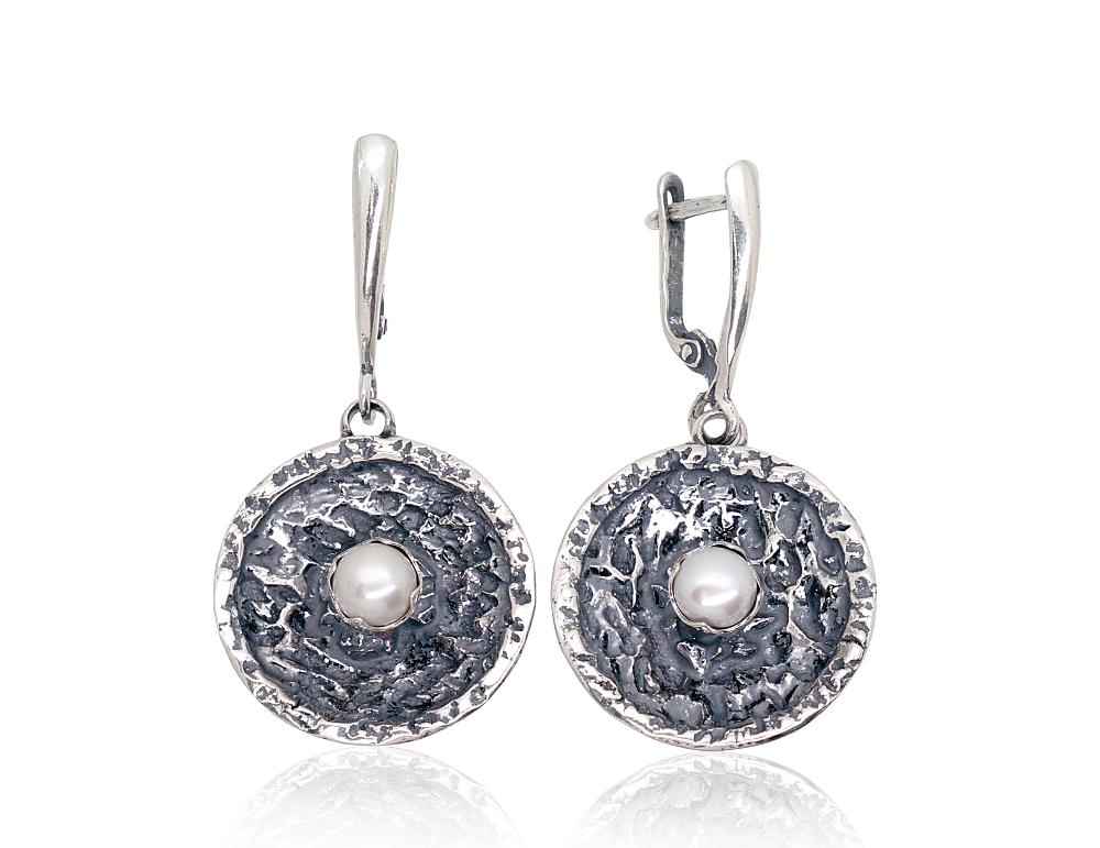 Silver earrings