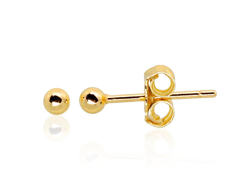 Silver stud earrings