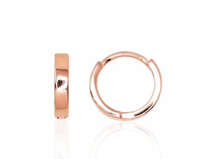 Silver hoop earrings