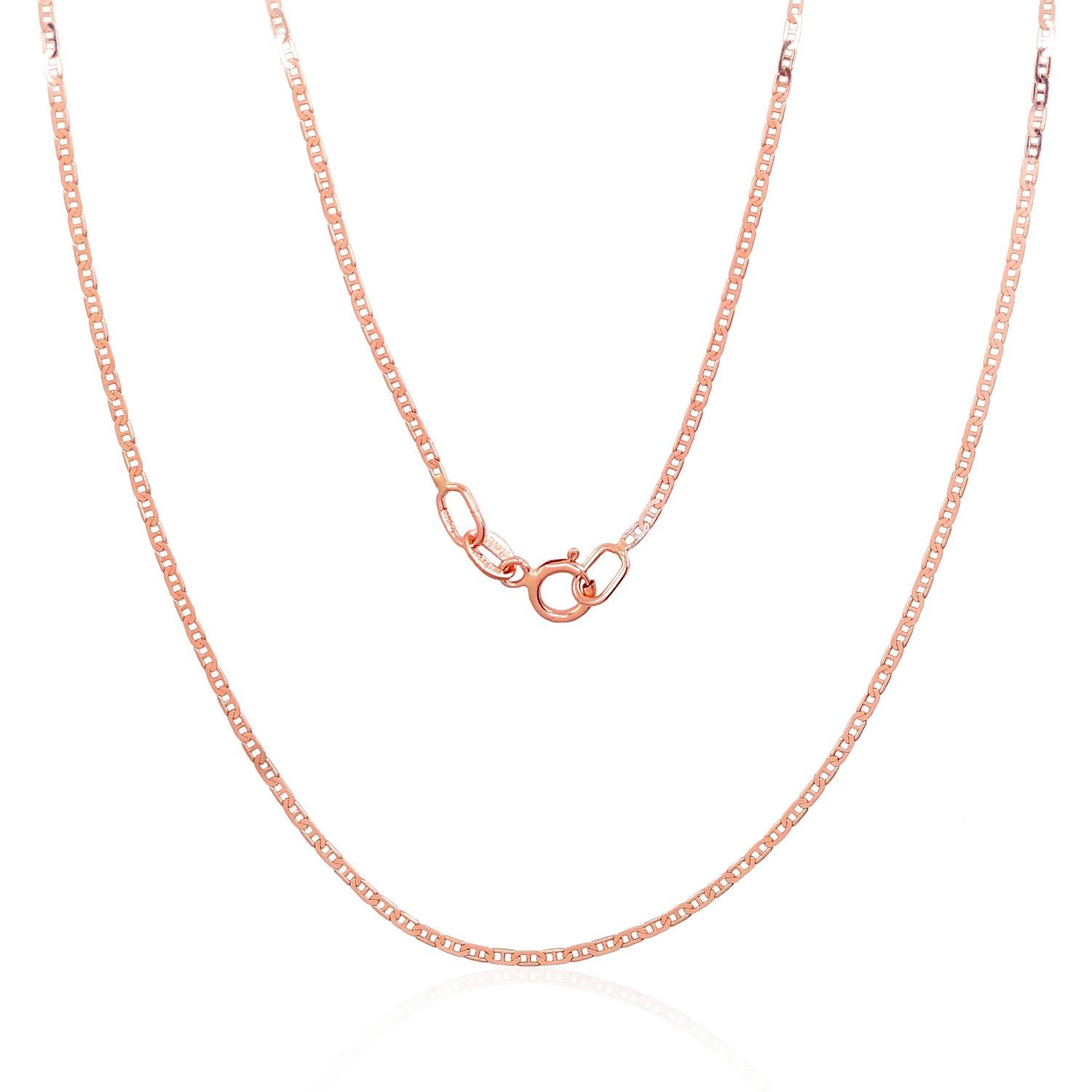 Gold chain Marina 1.1 mm, diamond cut