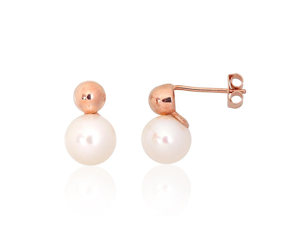 Gold classic studs earrings