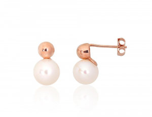 Gold classic studs earrings