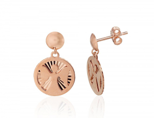 Gold classic studs earrings