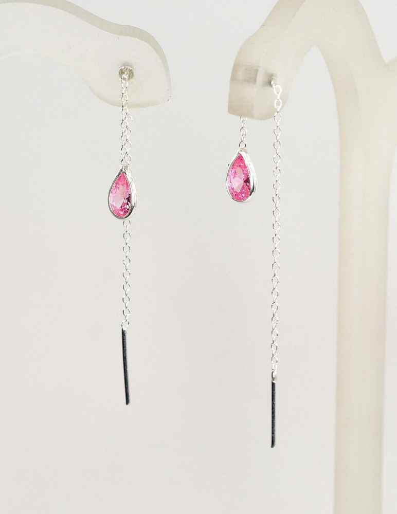 Silver earrings