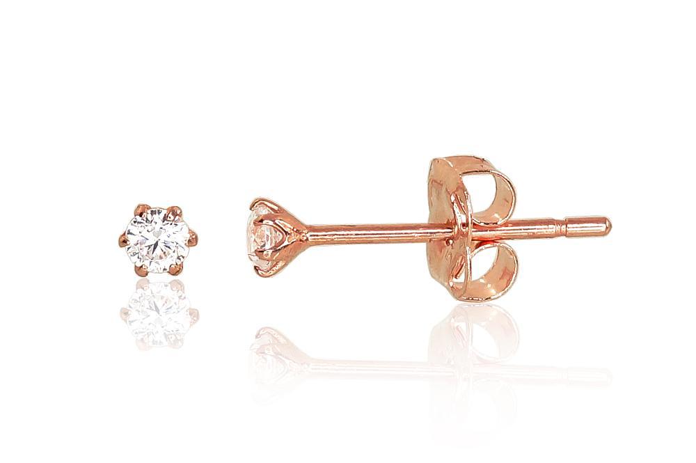 Gold classic studs earrings