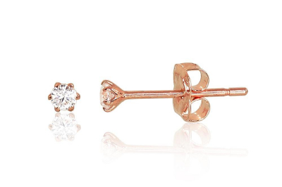 Gold classic studs earrings