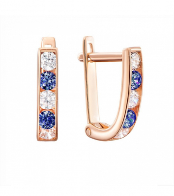 Gold earrings
