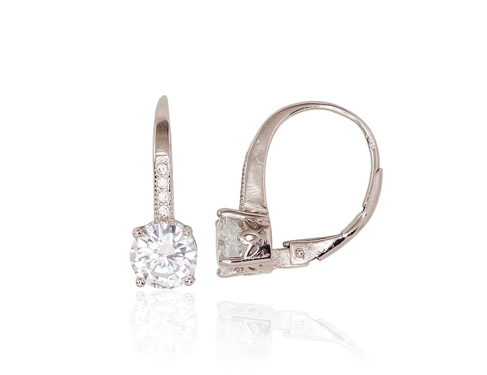 Sudraba auskari ar 'angļu' slēdzēju Sudraba auskari ar 'angļu' slēdzēju