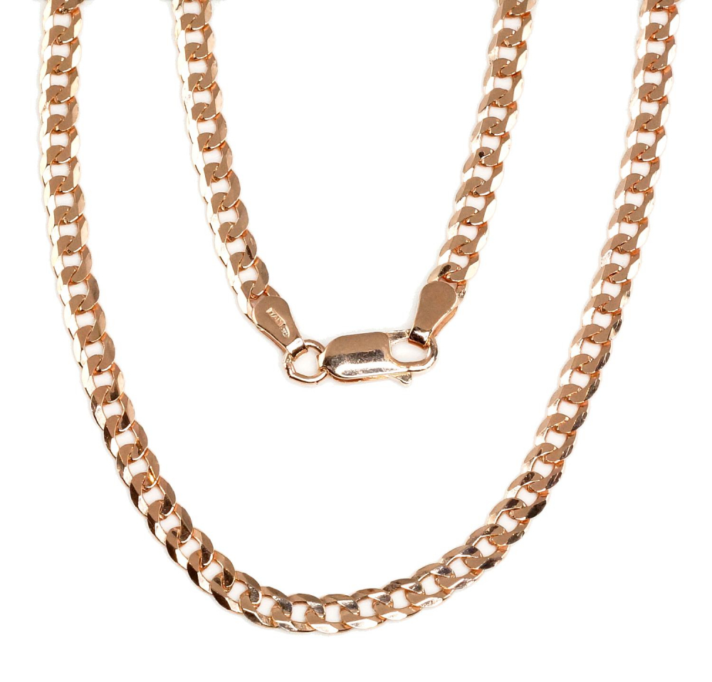 Sudraba ķēdīte Kartjē 3.9 mm, dimantu apstrādājums Sudraba ķēdīte Kartjē 3.9 mm, dimantu apstrādājums