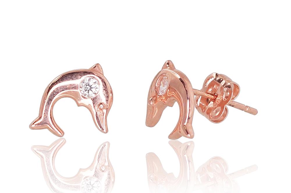 Zelta auskari-puseti