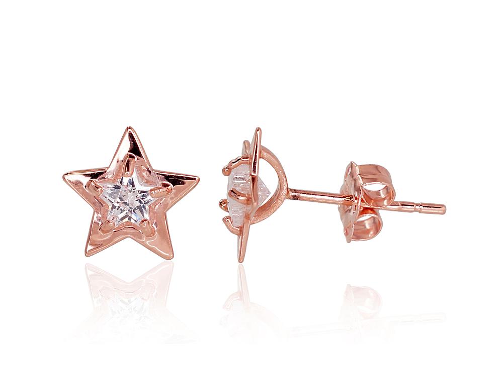 Gold classic studs earrings