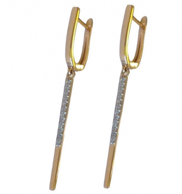 Gold earing