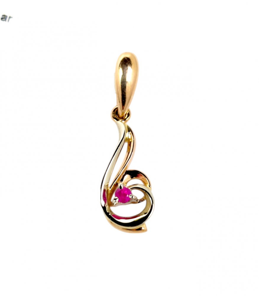 Golden pendant