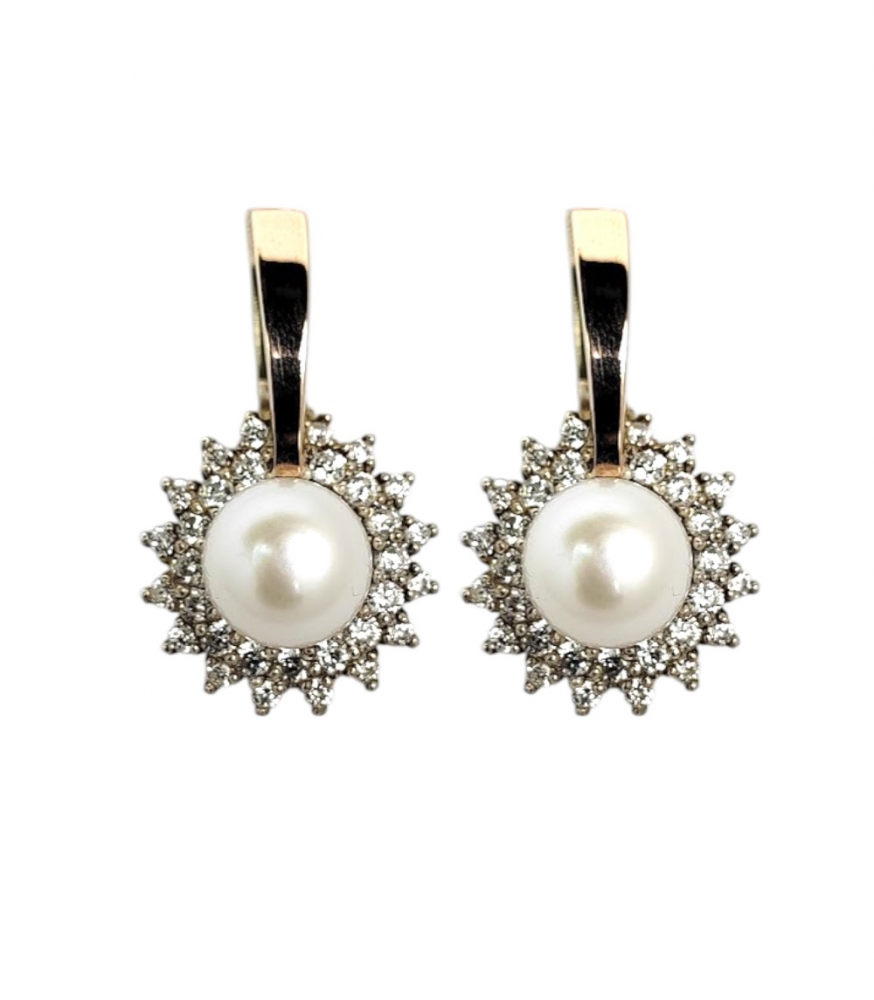 Silver earrings