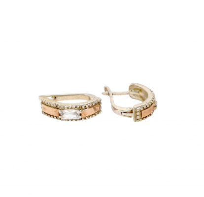 Silver earrings