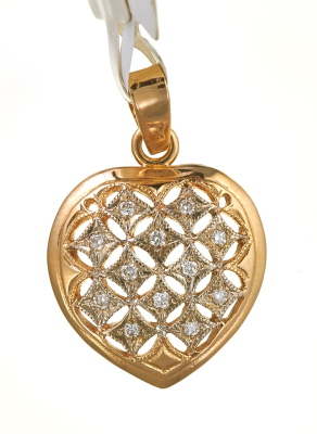 Золотой кулон