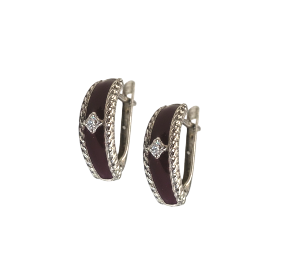 Sudraba auskari Sudraba auskari